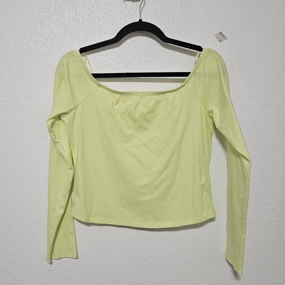 NWOT BDG Neon color top ctopped size xl
